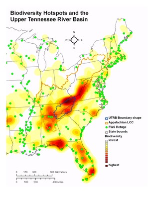 Biodiversity Hotspots and the UTRB