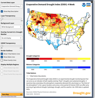 Tribal Nation Boundary Feature on Drought Maps