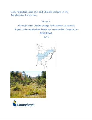Phase I: Alternatives for Climate Change Vulnerability Assessment: Expert Panel Findings PDF