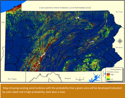 Wind Turbine Energy Development Probability