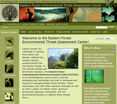 Eastern Forest Environmental Threat Assessment Center