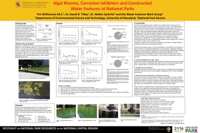 Algal Blooms, Corrosion Inhibitors and Constructed Water Features