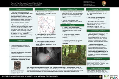 Camera Trap Survey to Assess Whitetail Deer Population