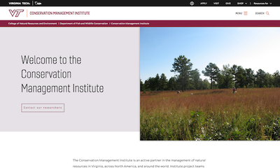 Conservation Management Institute of Virginia Tech