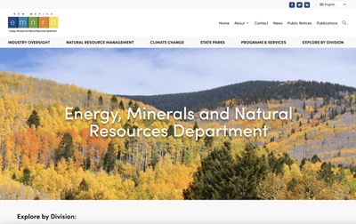 New Mexico Energy, Minerals and Natural Resources Department 