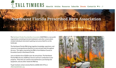 Northwest FL Prescribed Burn Association