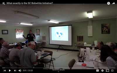 What exactly is the SC Bobwhite Initiative?
