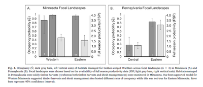 Regional abundance and local breeding productivity explain occupancy of restored habitats in a migratory songbird