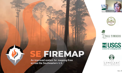 SE FireMap Phase II: Developing the Decision Support System Webinar