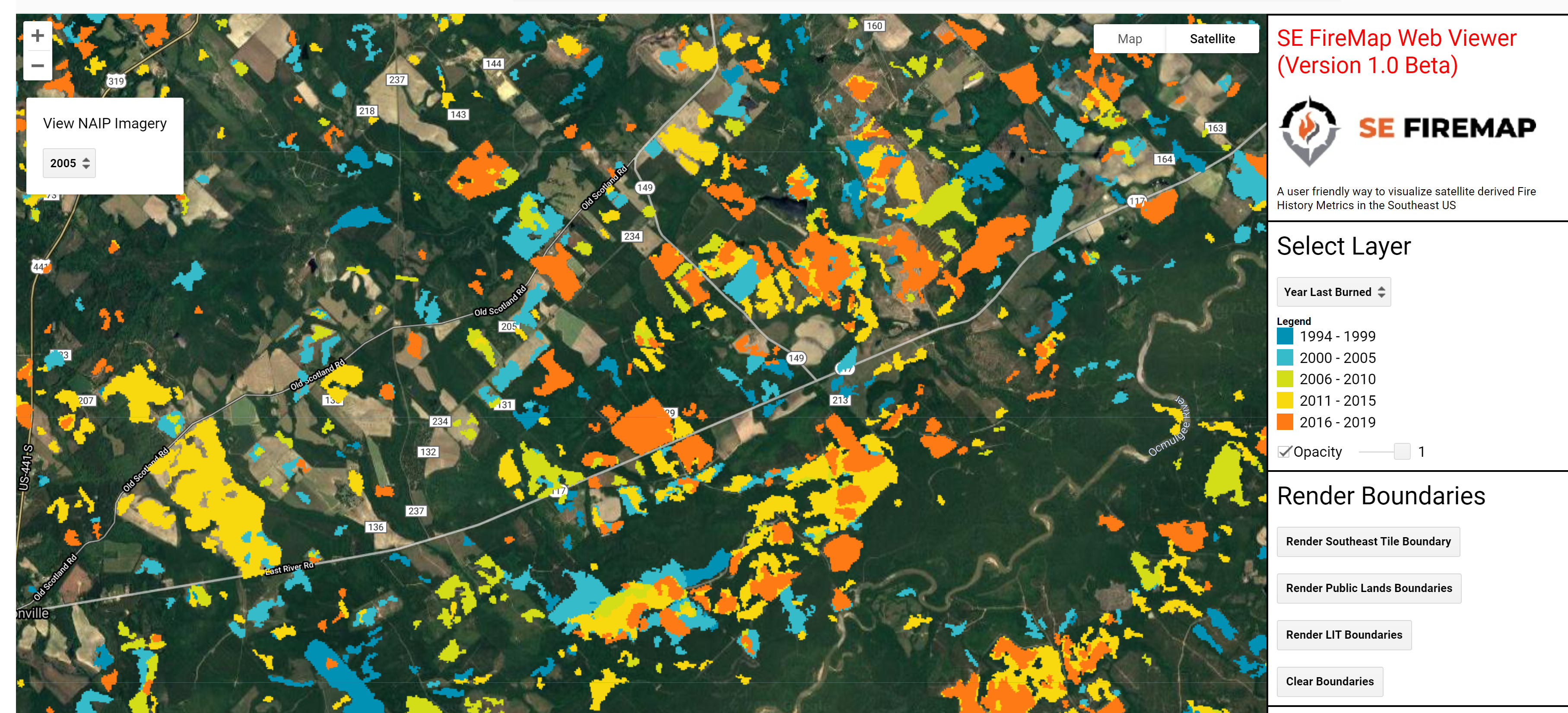 Upcoming Webinar: Introduction to the Southeast FireMap