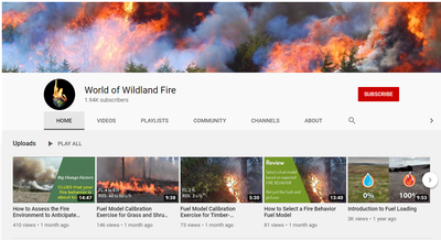 World of Wildland Fire YouTube Channel