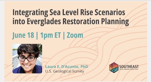 SE CASC Webinar-Integrating Sea Level Rise Scenarios into Everglades Restoration Planning
