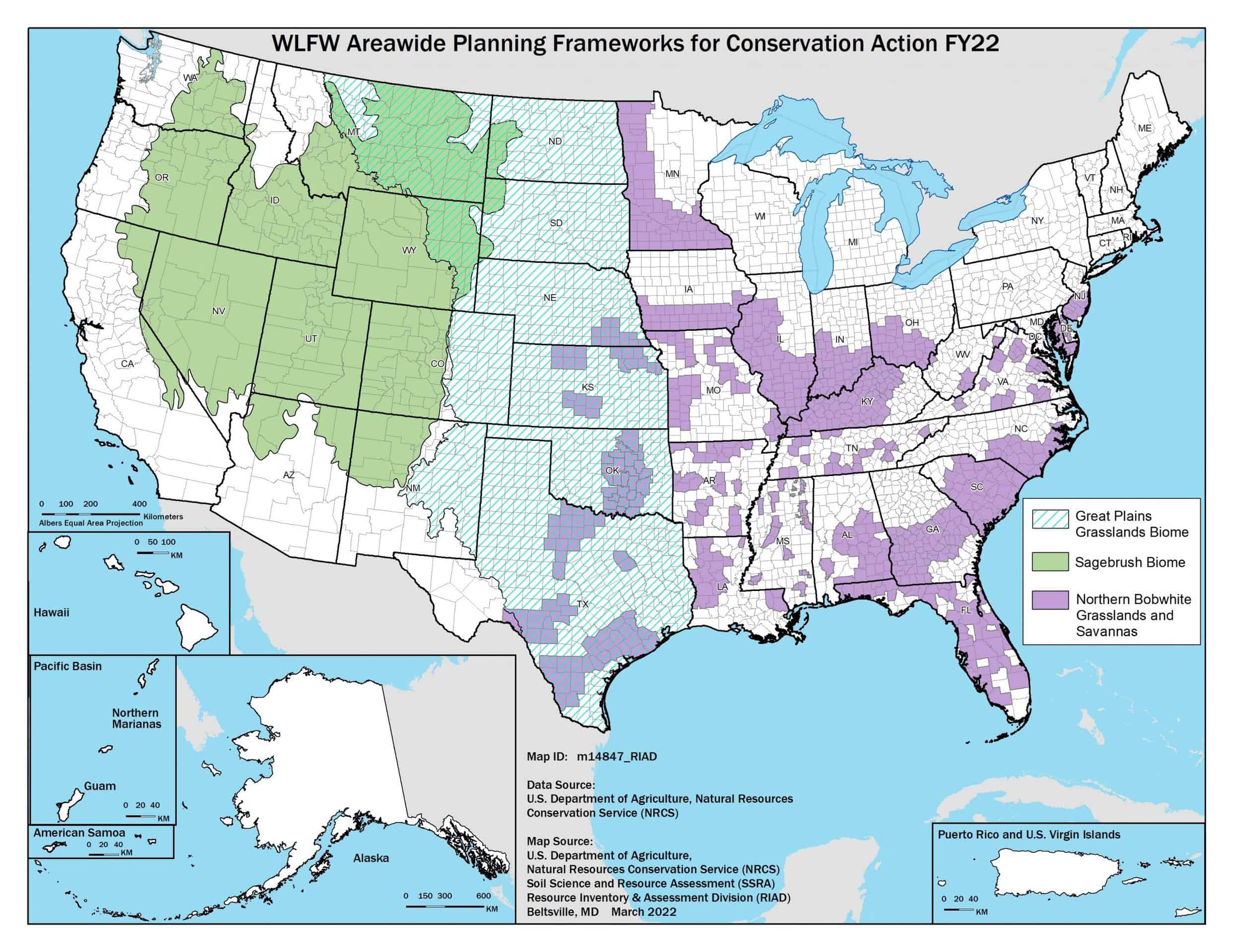Areawide Planning Frameworks for Conservation Action-FY22