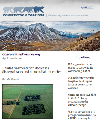 Conservation Corridor April 2020 Newsletter