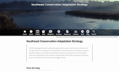 Southeast Conservation Adaptation Strategy (SECAS) Newsletter