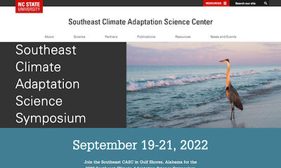 Southeast Climate Adaptation Science Symposium September 19-21, 2022