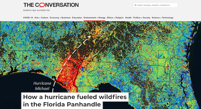 How a hurricane fueled wildfires in the Florida Panhandle