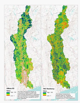 Map: CT River Watershed - IEI and Resiliency