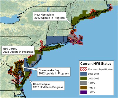 Coastal Update to the National Wetlands Inventory