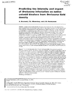 Ricciardi et al 1995 infestation.pdf