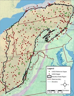 Environmental Flows from Water Withdrawals in the Marcellus Shale Region