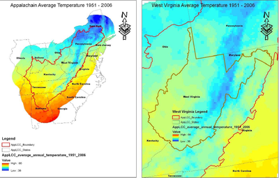 Interpretive Text and Graphics for AppLCC Web Portal (data)