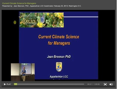 Cover Slide Current Climate Science