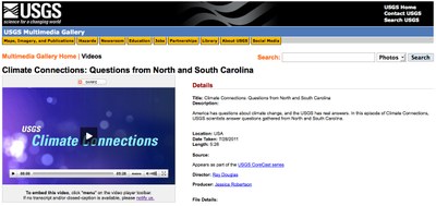 Climate Connections: Questions from North and South Carolina