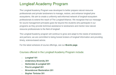 The Longleaf Academy