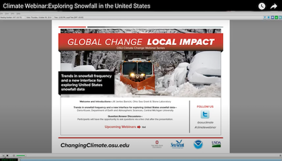Climate Webinar: Exploring Snowfall in the United States